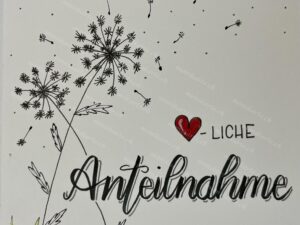 Herzliche Anteilnahme